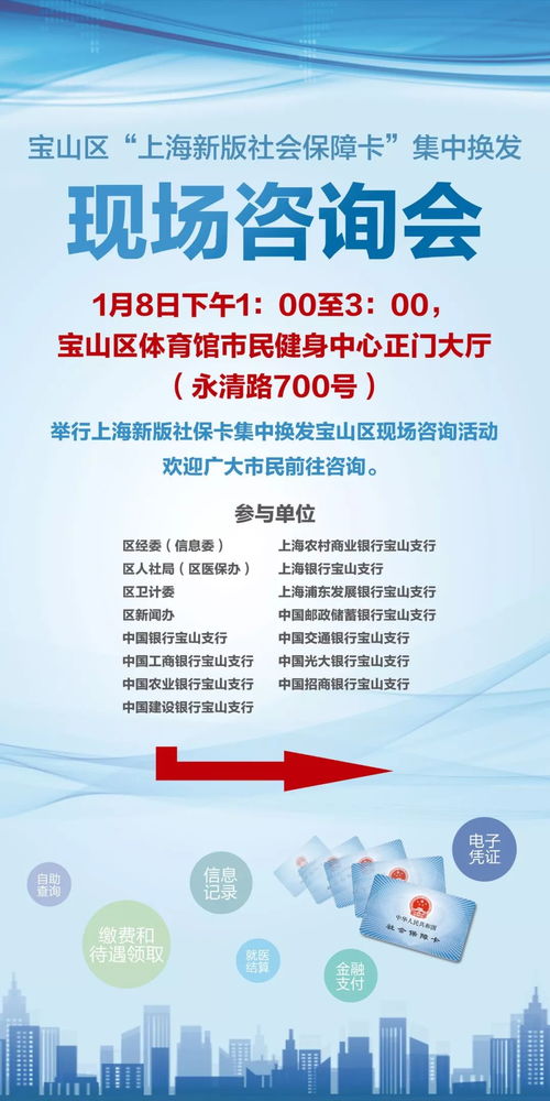 宝山区 上海新版社会保障卡 集中换发现场咨询会
